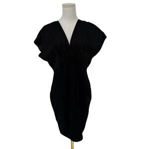 Sheath V-Neck Ponte Dress Professional Career Women’s Classic Workwear Unbranded